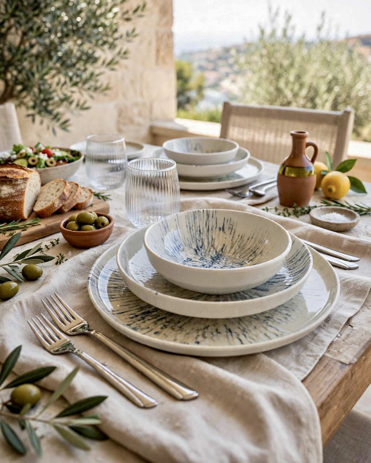 Set Pjatash Blue Splash